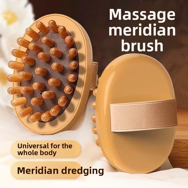 1PC Body Anti Cellulite Brush Soothing Wooden Essential Oil Spa Air Cushion Massage Hair Comb Scalp Massage Brush Body Massager