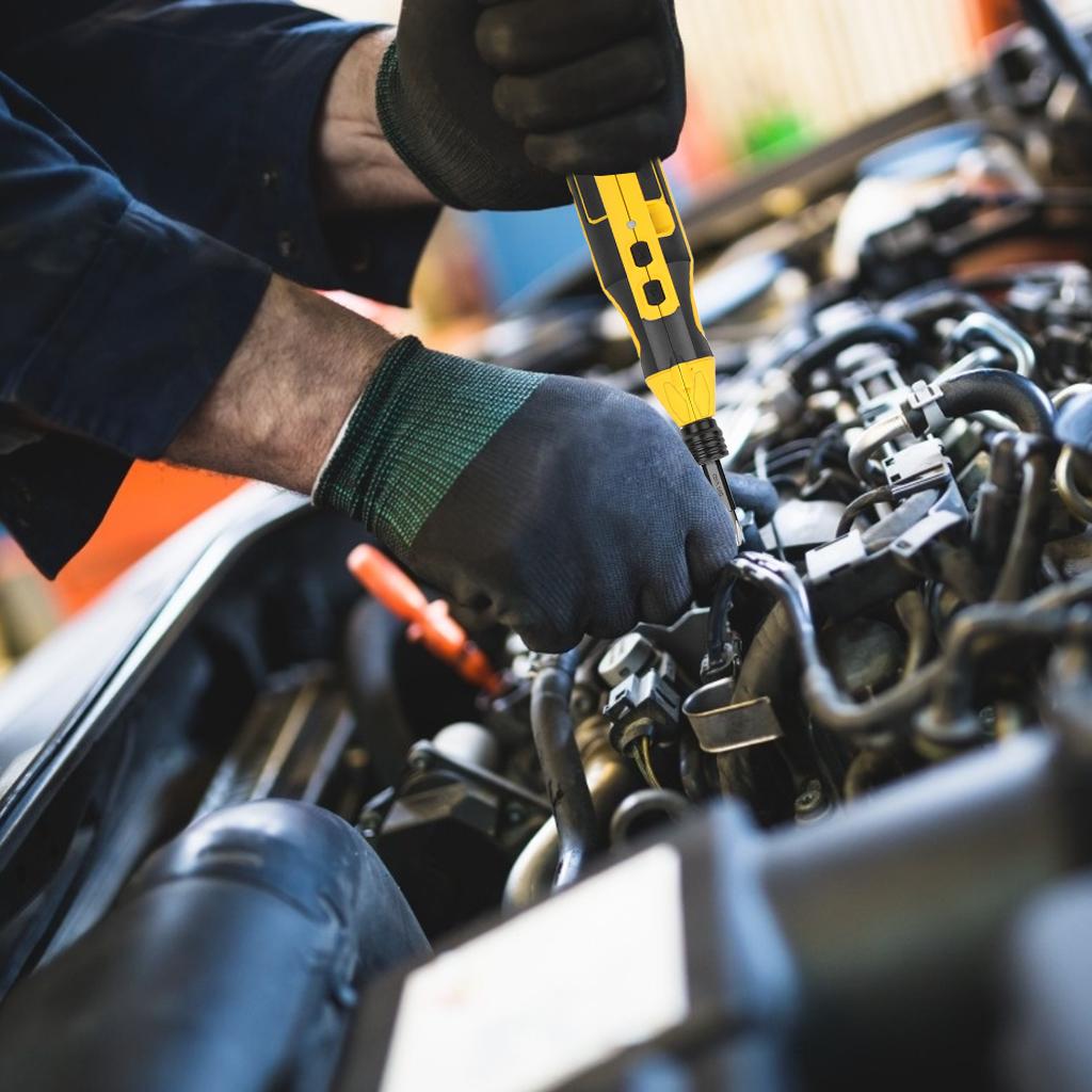 

Мини-отвертка, 44 шт., с USB-перезаряжаемым кабелем, интерфейс 6,35 мм, быстрый патрон, простой в использовании, с передним светодиодным рабочим освещением