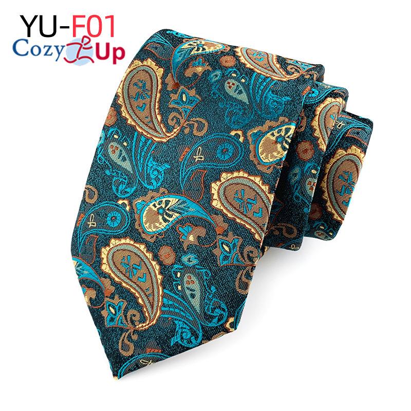 

3,15 дюйма(8 см) Модный полосатый мужской галстук с узором пейсли в клетку и цветком на свадьбу