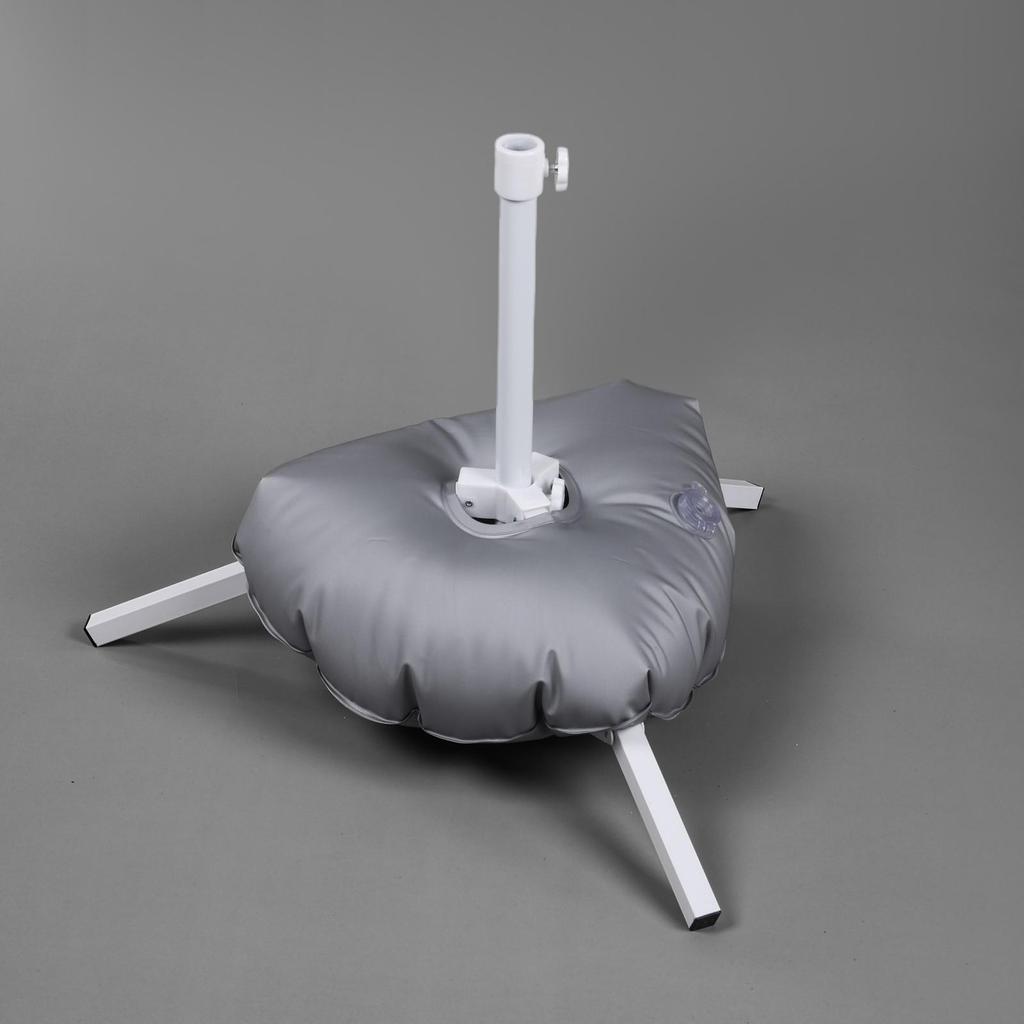 Beach Umbrella Stand Base Multipurpose Heavy Duty Support White Umbrella Base Holder for Garden Beach Outside Summer Beach Yard