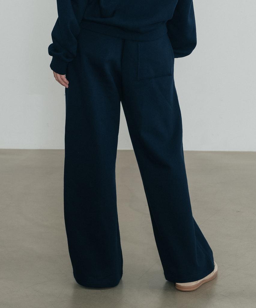 SSIN AND LEE (W) Tailor Cotton Sweatpants Navy