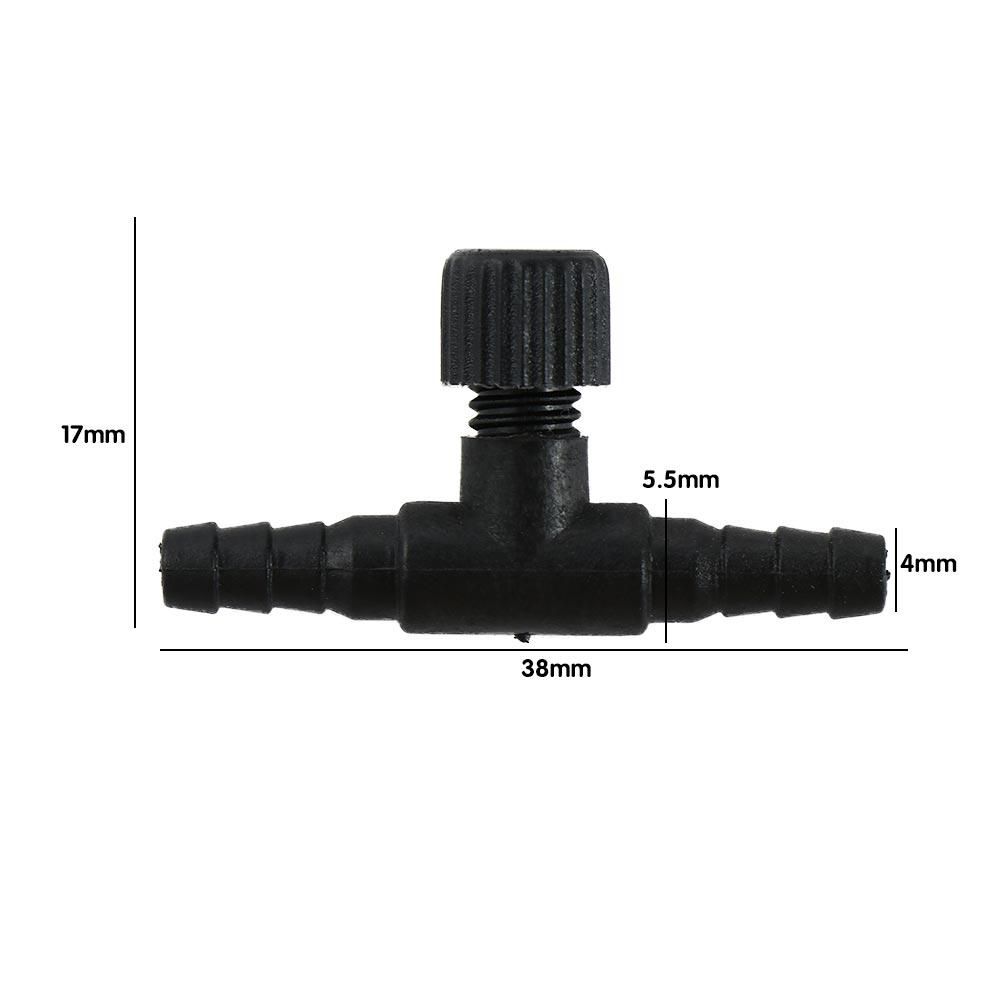 10pcs Fish Tank Air Line Flow Control Regulator Valve Aquarium For 4/6mm Airline Tubing Pipe Adjustable Connector Switch Tap