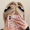 Women's Ribbon Point Petite Pearl Hair Clip