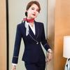 Damski Profesjonalny Garnitur w Stylu Stewardessy