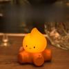 1PCS Fire Pit Night Light USB Charging Dimmable Bedside Lamp Soft Glow Eye Protection Candle Cute Atmosphere