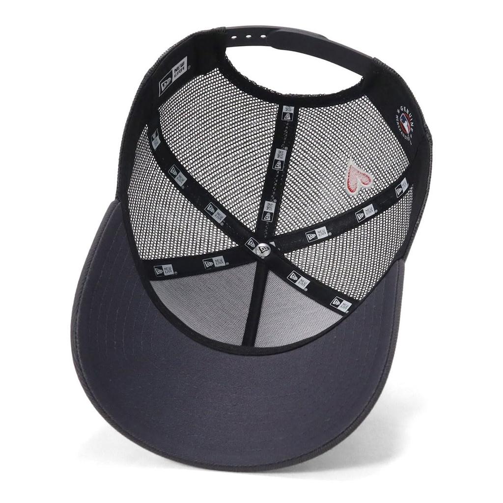 New Era Mesh Cap MLB ONSPOTZ Exclusive NY Dark Graphite FREE 9Forty Trucker With Heart Mlb New York Yankees 9FORTYA-FRAME A-Frame