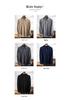 Men's Polo Collar Cashmere Knit Shirt - Autumn/Winter Business Sweater