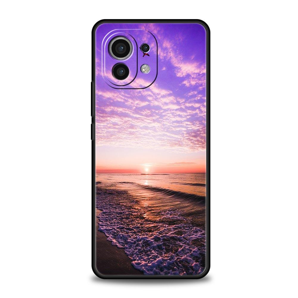 Für Xiaomi Mi 13 12T 12 Lite 11 Ultra 10T 11T Pro 9T Telefon Fall Wald Strand sonnenaufgang Natur Poco X3 NFC X4 F3 F4 M3 M4 5G Abdeckung
