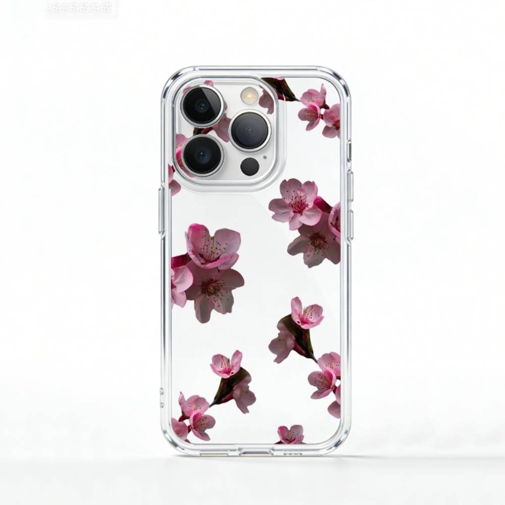 

B-Beautiful F-Flowers Phone Case For iPhone 17 16 15 14 13 12 11 Mini Pro Max Plus Transparent Cover iPhone15promax