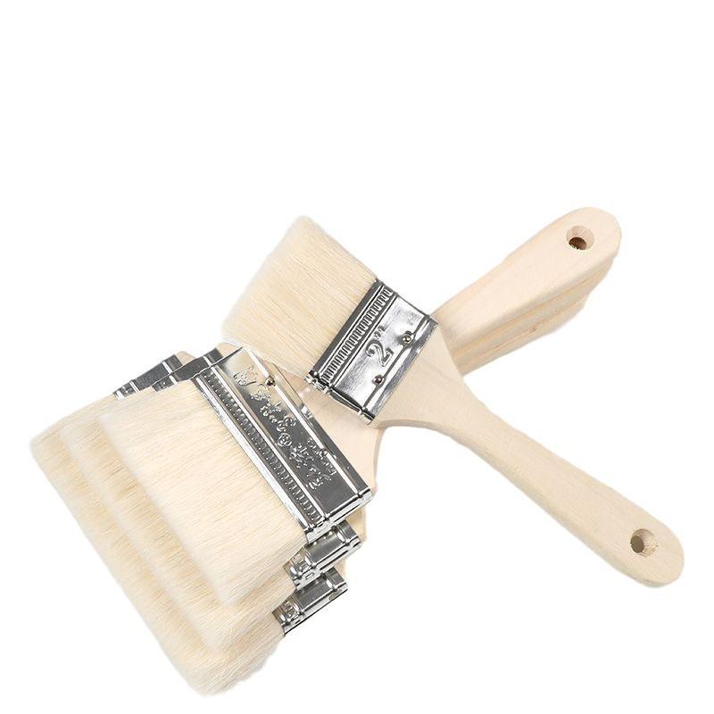 High-Temperature Resistant Food Grade Wool Kitchen Brush for Barbecue, Pancake, and Baking