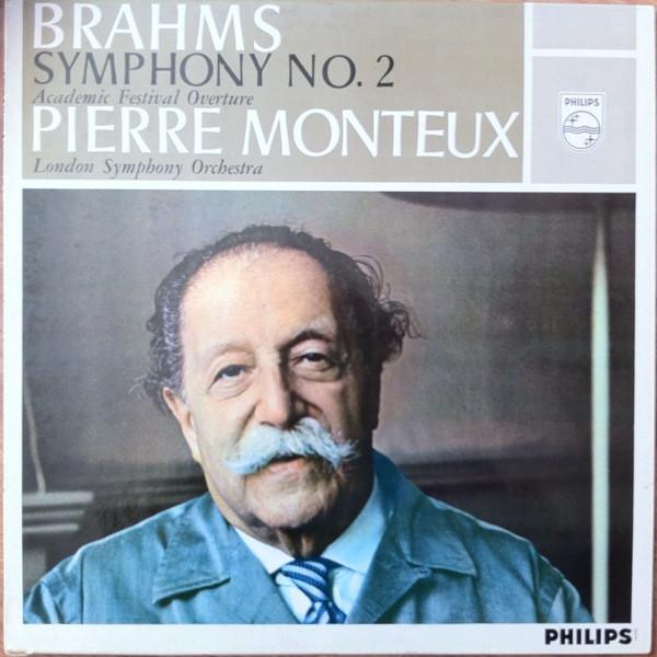 

LP Record JOHANNES BRAHMS PIERRE MONTEUX Symphonie No. 2 Academic Festival L02287L Philips Netherland Classical Used