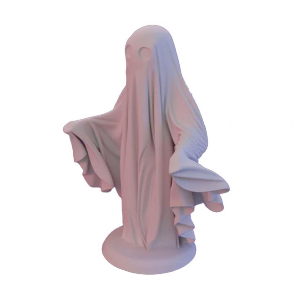 

Resin Ghost Statue Ghost Figurine Ghost Mystery Man Statues for Indoor Outdoor Halloween Decor Spooky Resin Figurines