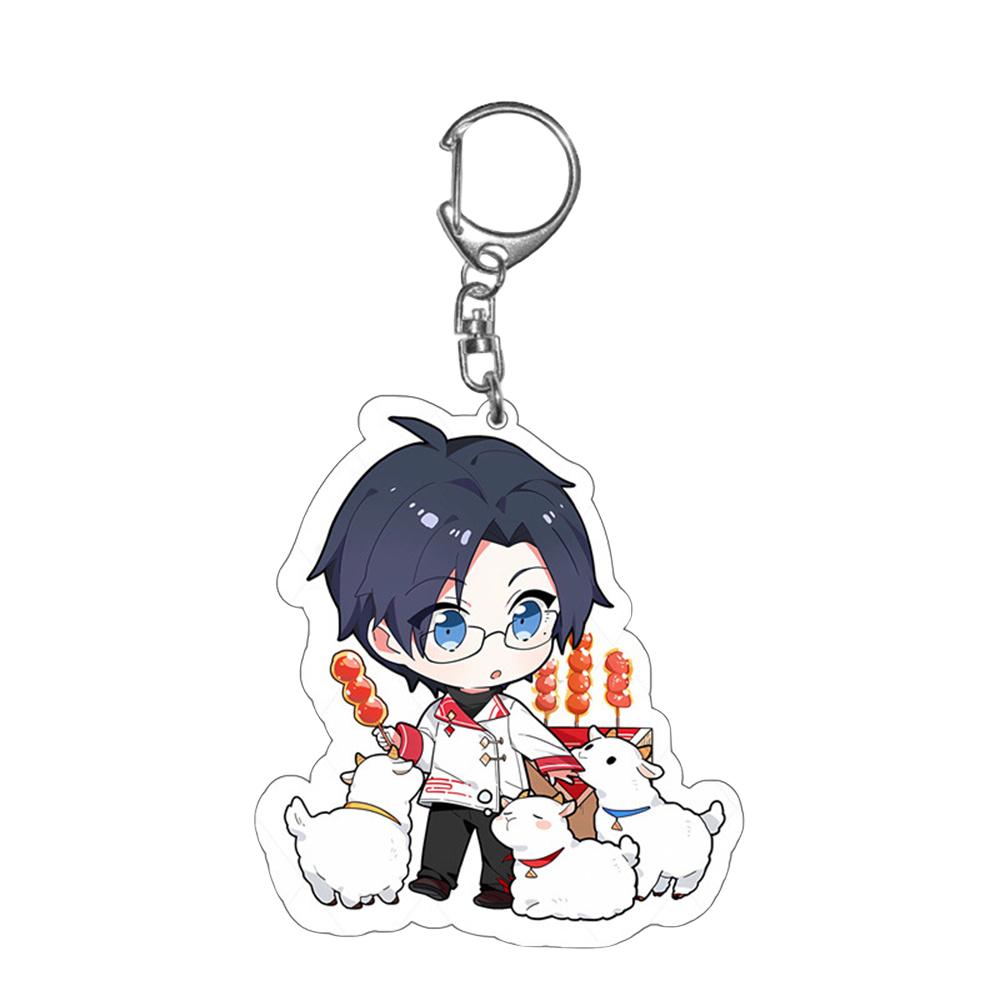 

Cute Anime Lovebrush Chronicles Ayn Acrylic Key Chains Game Peripherals Fashion Jewelry HD Pattern Kids Pendant Cosplay Costumes 6 cm