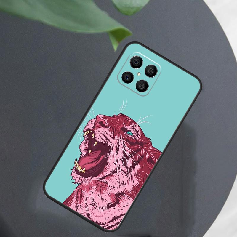 Animal Tiger Art For Honor Magic 8 7 5 6 Pro Case For Honor 200 400 Lite 50 70 90 X8c X8b X9a X9b X9c X9d Win