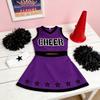 Cheerleader Uniform With Polyester Fabric For Cosplay And Performance Use