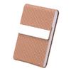 PU Woven Magnetic Business Card Holder – Sleek Card Organizer For Professionals, Portable Card Case