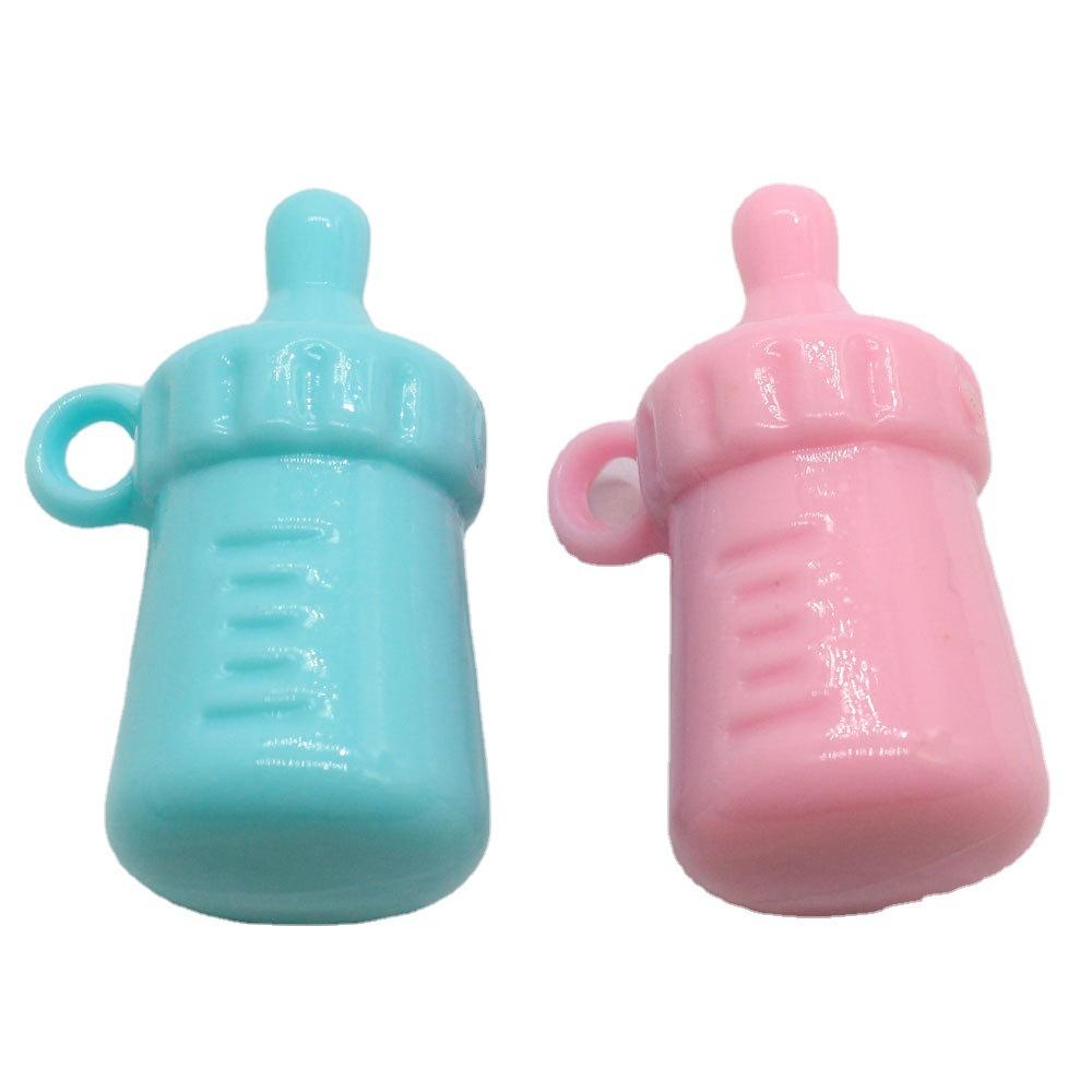 3D Doll House Mini Resin Baby Milk Bottle DIY Scrapbooking Milk Nipple Bottle for Diy Decoration
