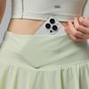 SAUCONY Fashion Simple Versatile Casual Skirt Women Skirts Sweet-Wine-Green Desert-Garden SA1259SK02L-GE156