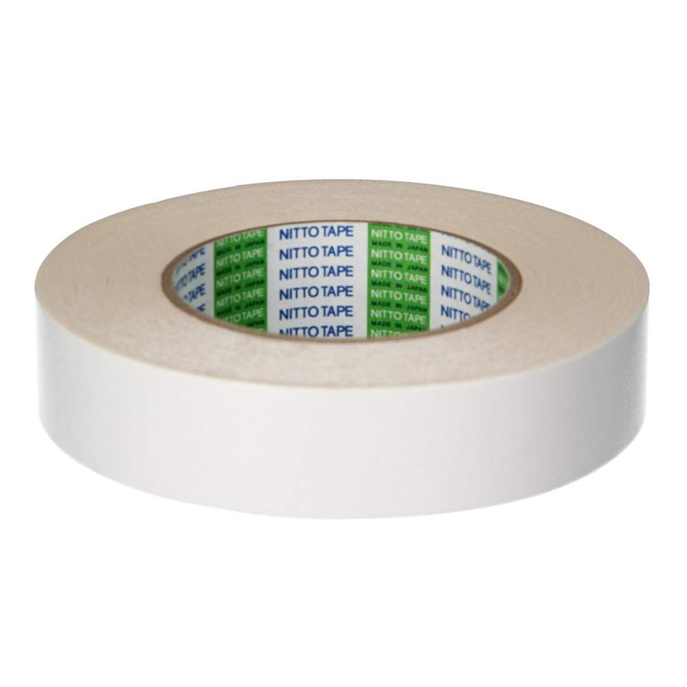 Nitoms Multipurpose Thick Double-Sided Tape No.523 Advertising Poster Carpet Adhesion Temporary Fixed Width 25mm x Length 15m Thickness PROSELF