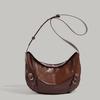 2024 New Autumn Winter Women's Bag High-end Retro Dumpling Bag Niche Casual Versatile Shoulder Crossbody Tote Bag