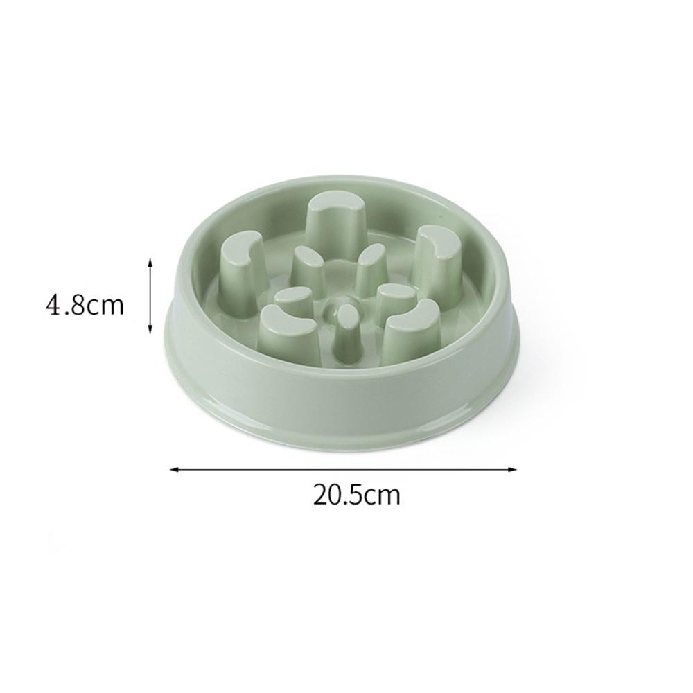 Pet Slow Eating Dog Bowl Slow Feeder Dog Food Bowl Hard Plastic Dog Slow Feeder Cat Pet Feeder Non Slip Anti Gulping Feeder Bowl