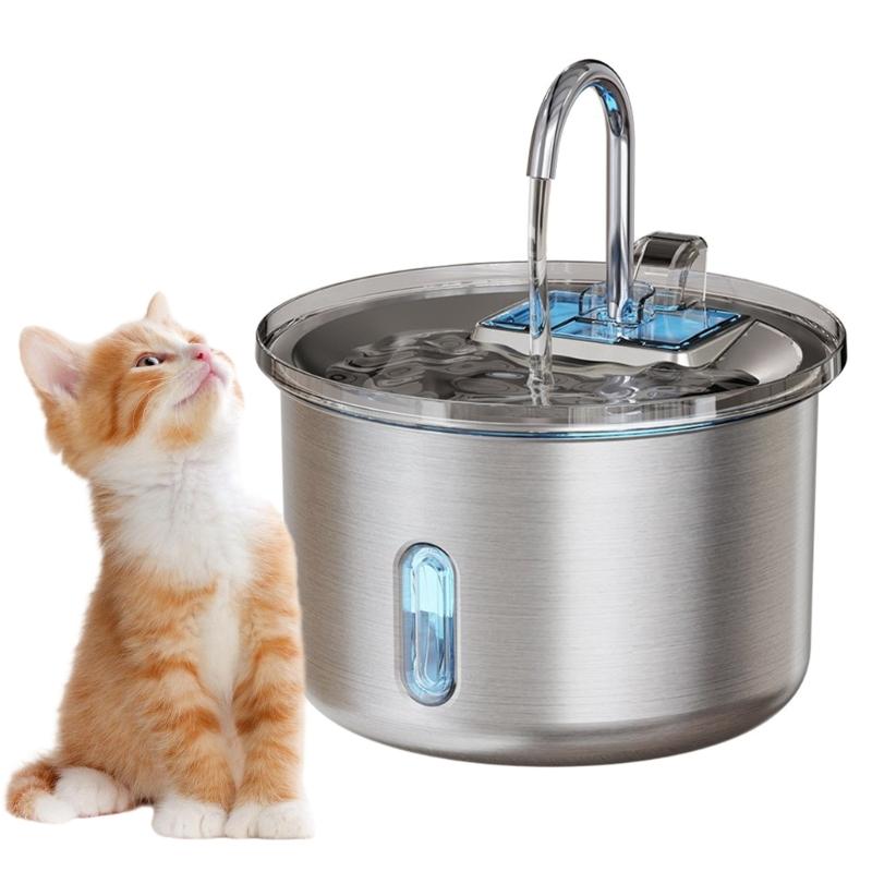Cats Water Fountains Dogs Water Dispenser Big Capacity Super Mute Automatic Low Noise Waterer 1