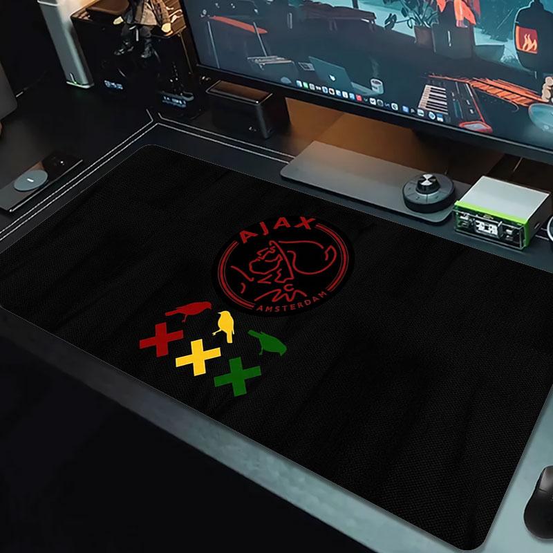 AFC Ajax Large Size Mouse Pad Large Gaming Table Cushion Non-slip Laptop Tablet Big Mousepad XXL Mat Mini PC Playmat With Lock Edge