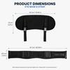 2-in-1 Travel Sleep Kit with Detachable Memory Headrest and Blackout Eye Mask, Breathable Neck Support for Plane, Train and Car
