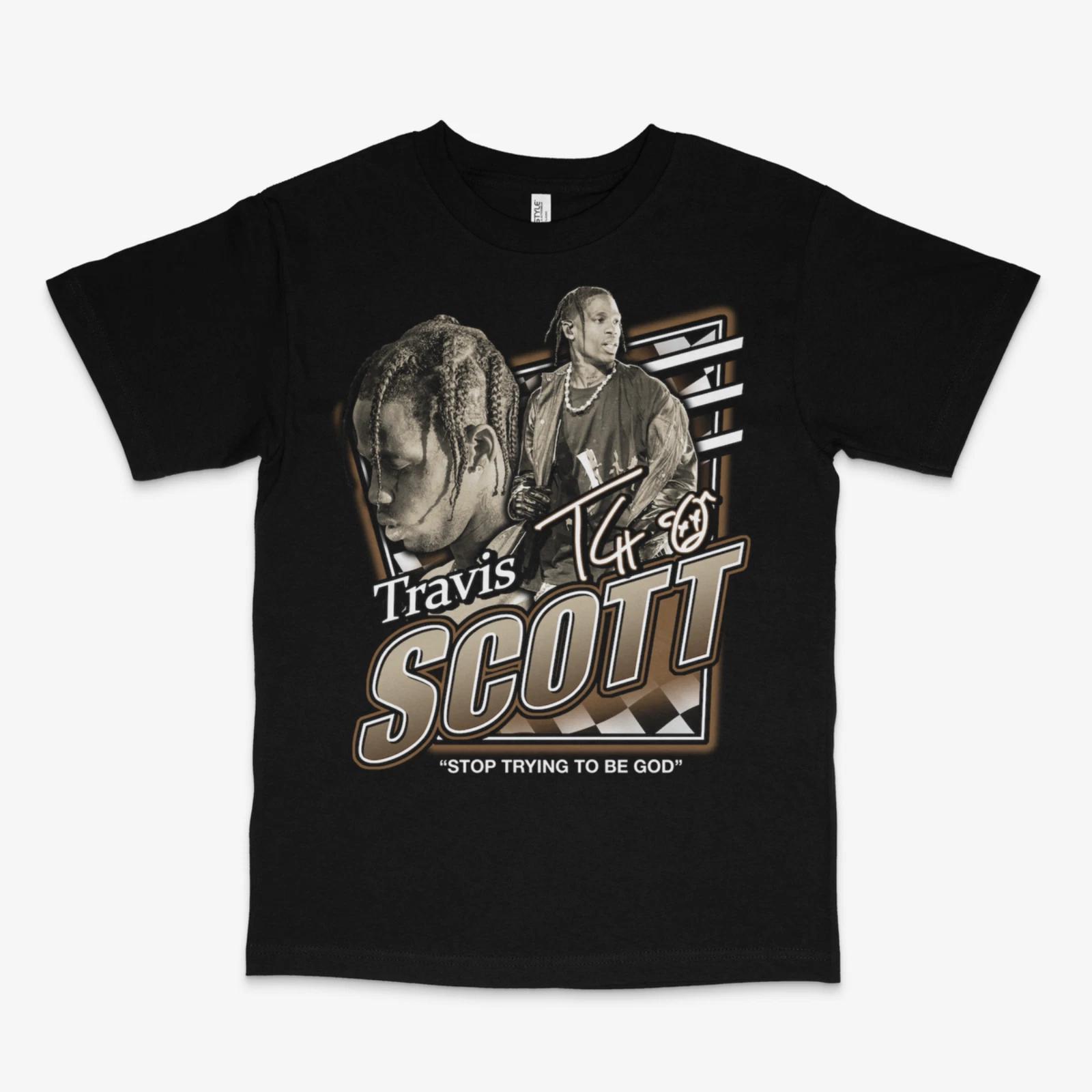 Travis Motion Black Tee XXL