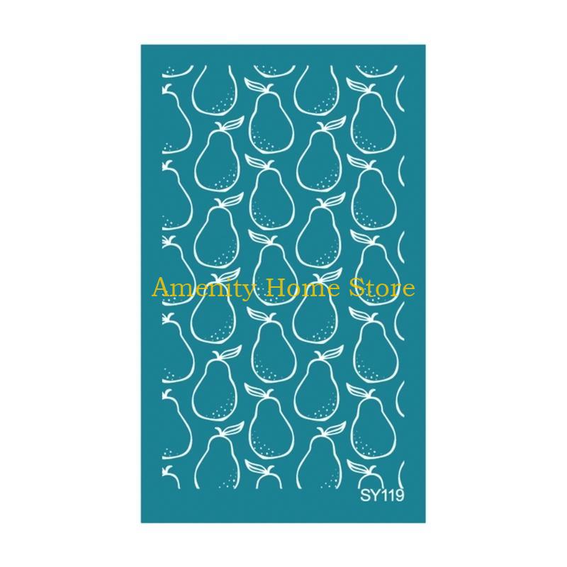 F26C DIY Silk Screen Printing Stencils for Printing on Clay T-Shirts Self-Adhesive Reusable Silkscreen Printing Tool