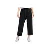 Nike Solid Color Loose Wide-Leg Casual Pants Women Bottoms Black CU6930-010