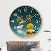 8-inch 20cm Light Luxury High-end Home Wall Clock Living Room Bedroom Mute Clock Wall Clock