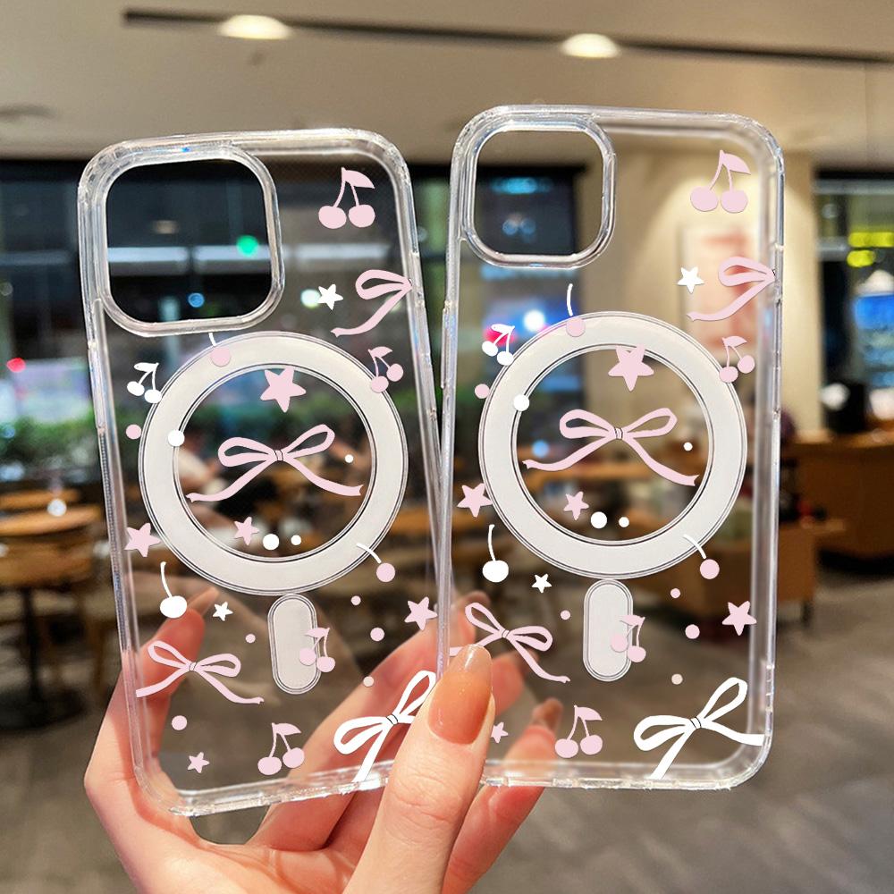 Magnetic Phone Case for iPhone 12 14 16 17 Pro 17 16 15 14 13 12 Pro Max  12 13 14 15  16 High Quality Shockproof Shell Full Protection Cute Style