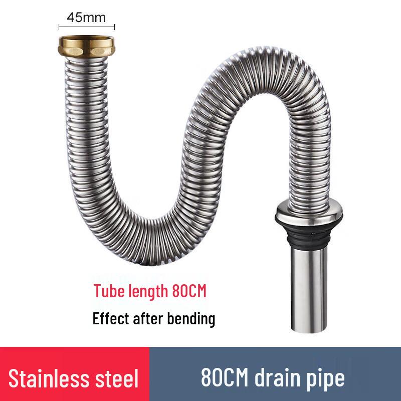 

Shuopu Stainless Steel Single Sink Drain Pipe