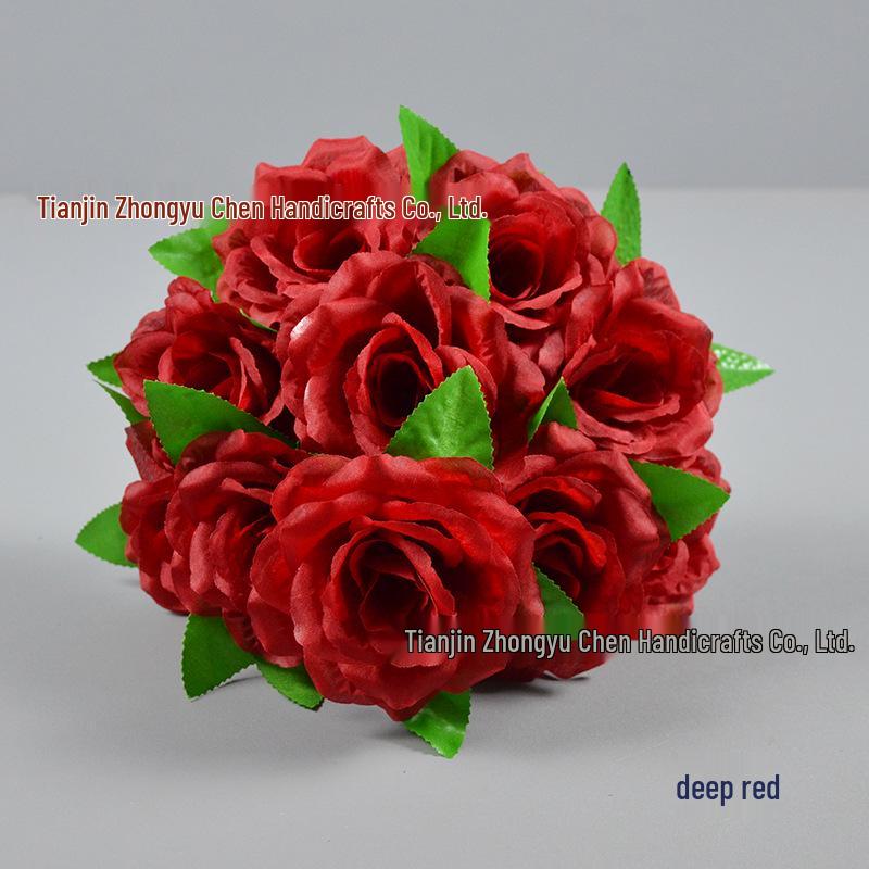 Large Flat Handle Flower Children s Dance & Ceremony Bouquet