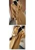 Manteau en laine ample mi-long pour femme, double face en cachemire, Automne/Hiver, style coréen