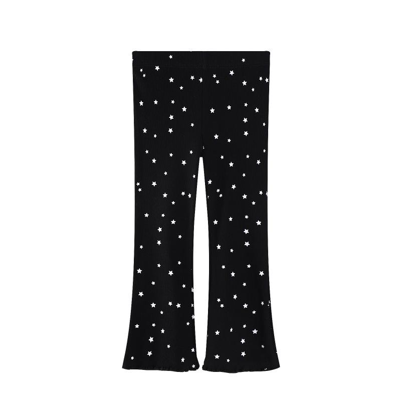 2026 Stylish Girls Slim-Fit Printed Thermal Leggings 7 Years/120-130CM
