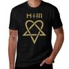 Him Band Heartagram Gold Him Band Long Heartagram Tee Him Tshirt Relaxed Fit Casual Short Sleeve Top