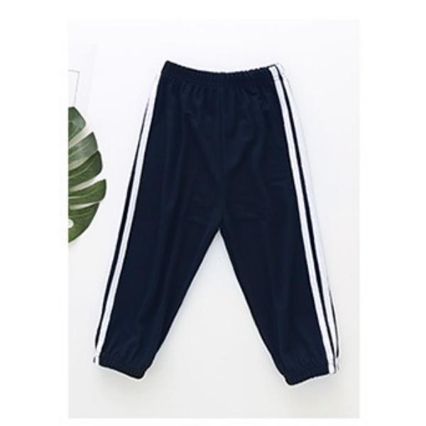 

Дитячі повсякденні штани-джогери в смужку з еластичним поясом - Літня колекція в різних кольорах 110