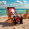 1pc Pennywise1 Beach Towel, Comfortable and Thick, and Swimming/Bath/Picnic/Camping Towel, Suitable for Seaside Beaches