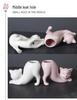 Creative Cat Tail Ceramic Succulent Pot - Cartoon Cactus Flower Vase