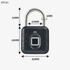 Serratura Tuya Smart con Impronta Digitale Biometrica Serratura Elettronica per Porta Tuya Sblocco Rapido Senza Chiave Tastierino a Codice Numerico Lucchetto Impermeabile IP67