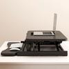 Height Adjustable Standing Desk - 2-Tier Electric Desk with 80x40x50cm Large Size, Ergonomic Motion Desk for Home Office