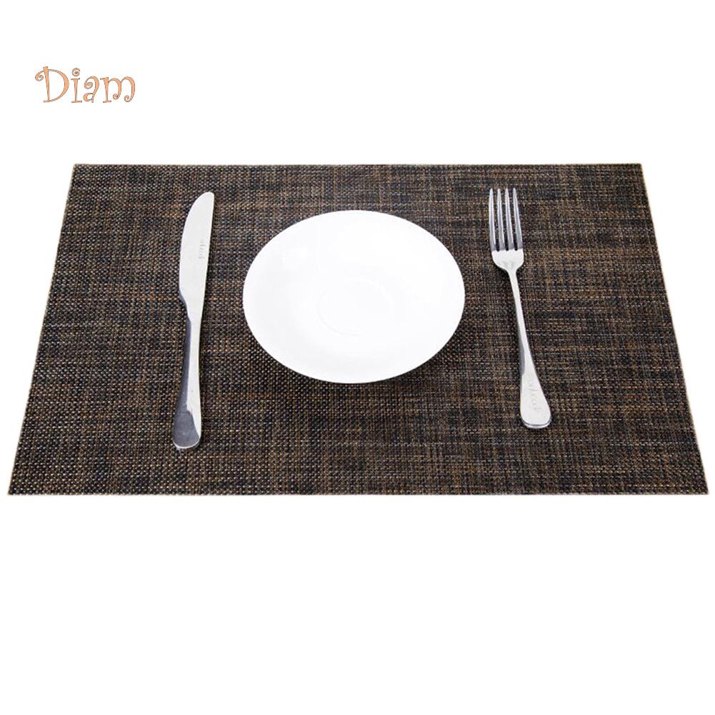 NO.HS Heat Insulation Non-slip Placemat Dining Table Bowl Dish Cup Pad Mat Heat Resistant Mat