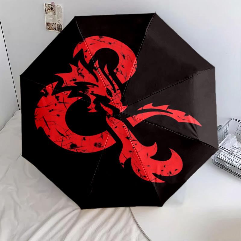 1PC Dungeon Master Automatic Umbrella - Suitable Travel Outdoor Portable Umbrella Birthday Gift Daily Essentials
