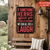 Vintage Sarcastic Metal Tin Sign Funny Wall Decor Home Bar Man Cave Garage If Herbs Offend You Please Let Us Know