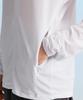 Leijibi [Set] Techflow Hydro Stand Neck Zip-Up Rash Guard + Swim Shorts Set M White
