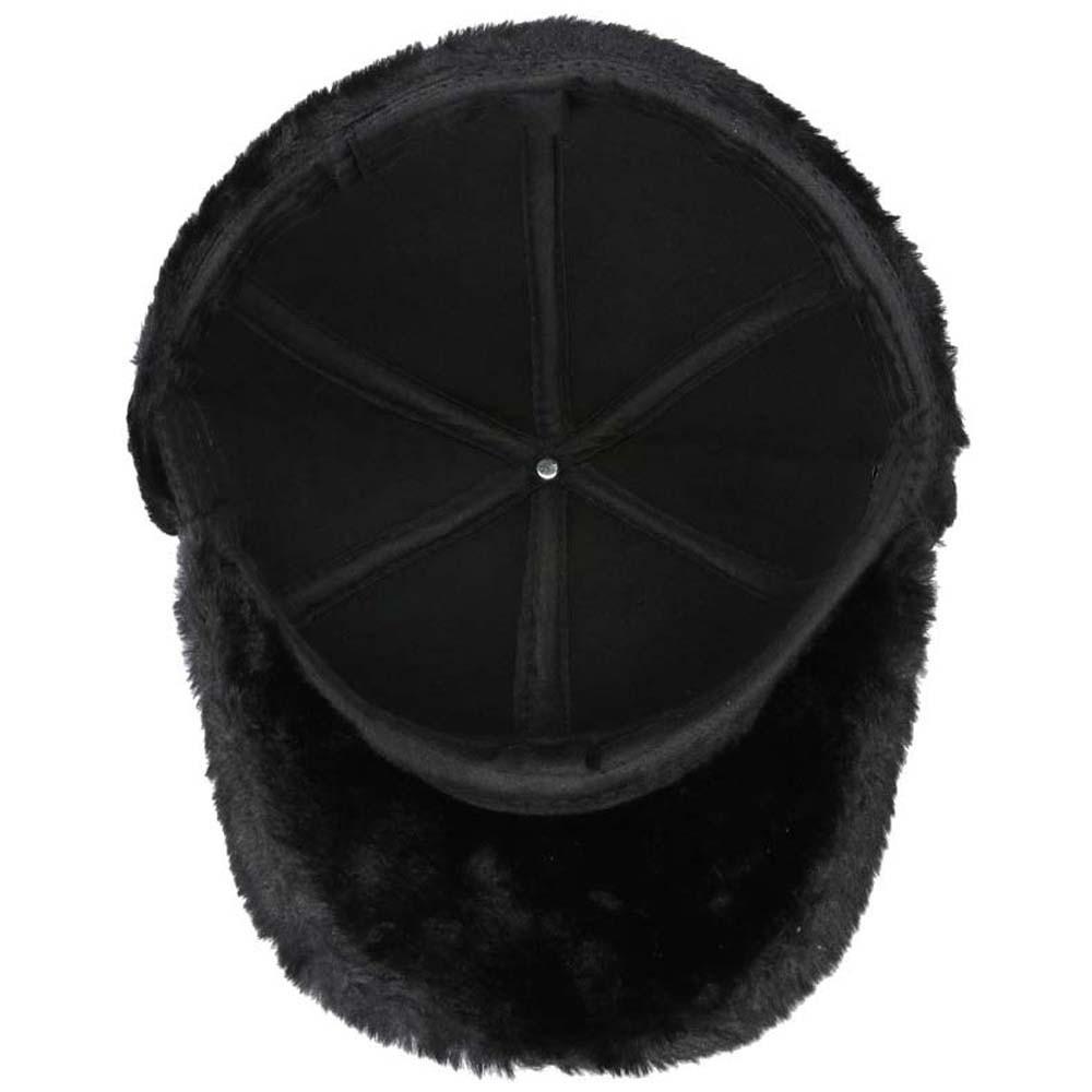 Windproof Cap Warm Winter Trapper Hat Fleece Lined Thick Earflap Baseball Cap Durable Plaid Fleece Cap Middle Aged