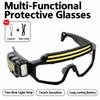 Three Light Source USB Rechargeable Headlamp Multi Angle Multi Angle Work Light  For Adults