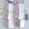 10 Pcs Kawaii Cartoon Folding Page for Girl  3-inch Photo Card Packing Protective Decor Board Card Packaging